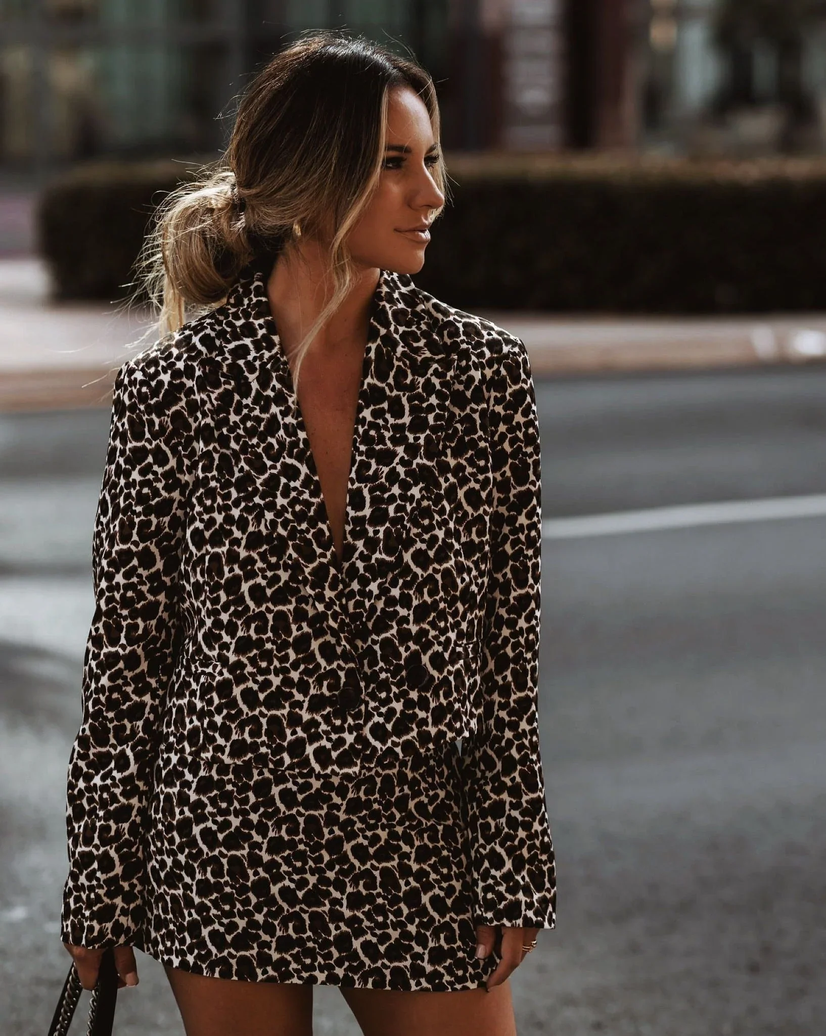 Kylan Leopard Mini Skirt